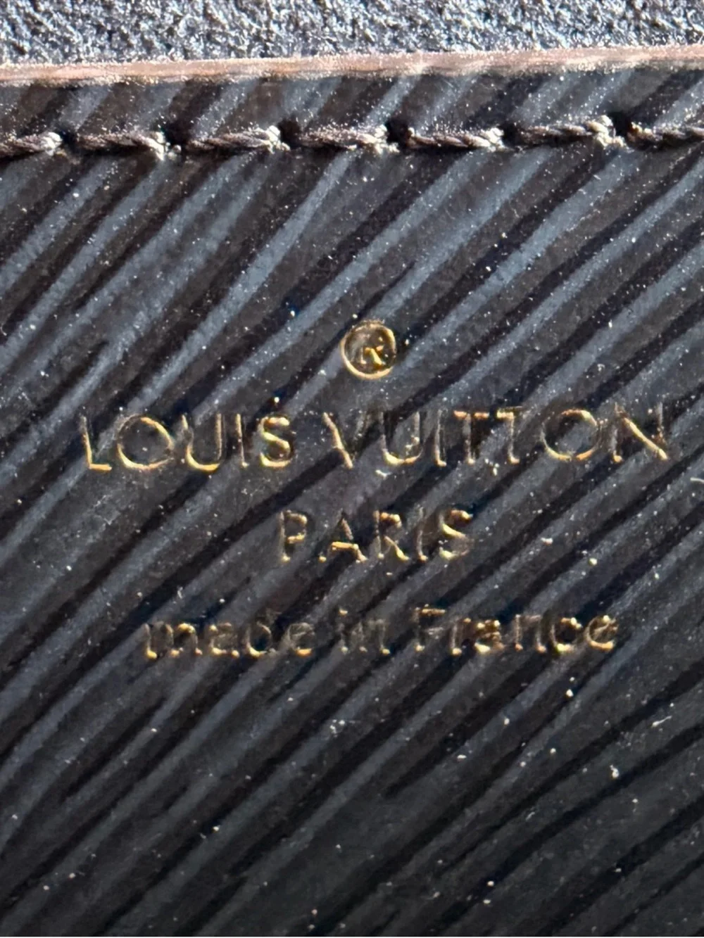 Louis Vuitton Epi Twist 2 way Bag MM Indigo
